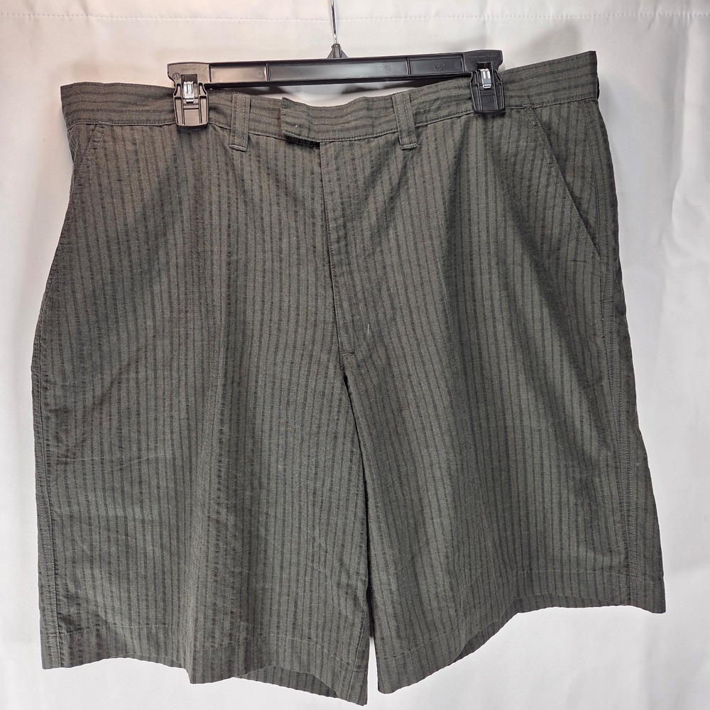 Patagonia Chino Shorts Mens 38 Gray Stripe Casual Organic Cotton
